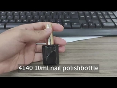 Botella de esmalte para uñas de 10 ml Impresión UV a medida Botellas de esmalte para uñas con tapa de cepillo