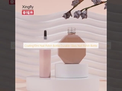 Revestimiento10 ml botella de esmalte de uñas de vidrio duradero botella de esmalte de uñas