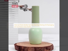 Botella de Polvo de Gel de 11 ml Pintura de Uñas Peinado Peinado de Aceite Embalaje UV Botella de Polvo de Gel de Vidrio