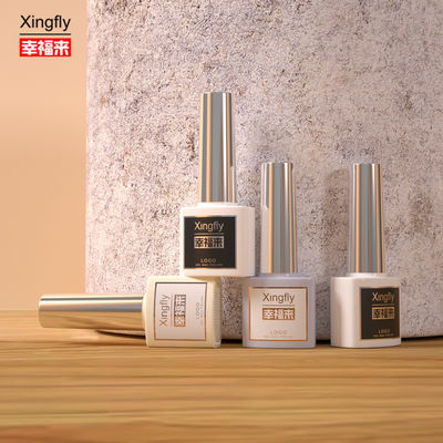 Buen precio Botella de esmalte para uñas de 7 ml Destaca con diseño de vidrio cuadrado personalizado en línea