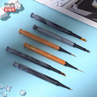 Buen precio Pintura de uñas pincel cabeza de gel de uñas pintura de uñas pintura de uñas arte pincel pluma con pincel reemplazable en línea