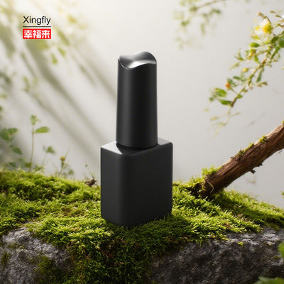 Buen precio 8ml Custom Gel Nail Polish Base Coat Top Coat Cosmetic Packaging UV  Glass Bottles  en línea