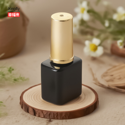 Buen precio Botella de esmalte de uñas de vidrio cuadrado de 15 ml, gel UV, botella vacía para esmalte en gel para aceite de esmalte de uñas en línea