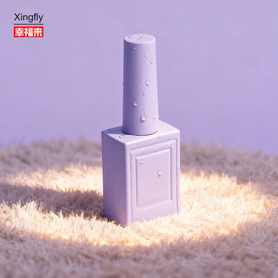 Buen precio Empty 12ml Nail Polish Bottle Multi Use Gel Polish Bottle Black Small Nail Polish Brush en línea