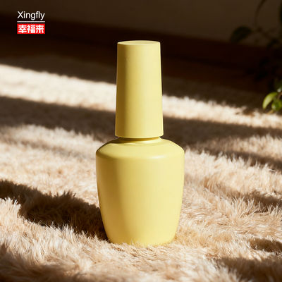 Buen precio 17ml Modern Custom Black Bottle Gel Polish Glass Nail Polish Capacity Nail Art Bottles en línea