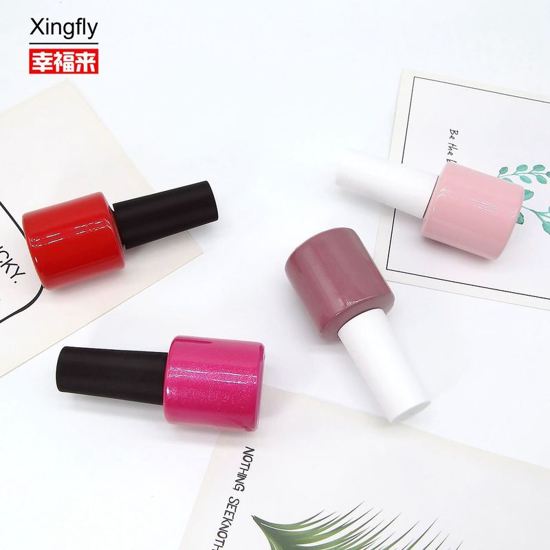 Material de vidrio 7 ml de esmalte para uñas Contenedor de botella Colores personalizables SGS