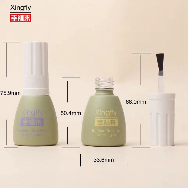 Limpia las uñas de vidrio de lujo de 12 ml de lujo.