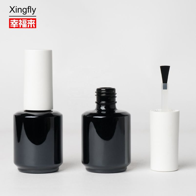 15 ml botellas redondas de esmalte de uñas de gel vacío botella de esmalte de uñas de gel para aceite de uñas