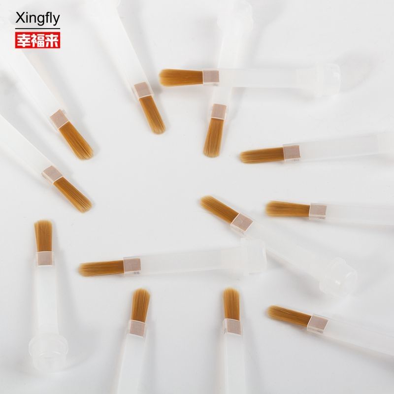 Escobilla de esmalte de uñas Escobilla de arte de uñas de reemplazo para gel Escobilla de esmalte de base de la capa superior Aceite de pegamento de uñas