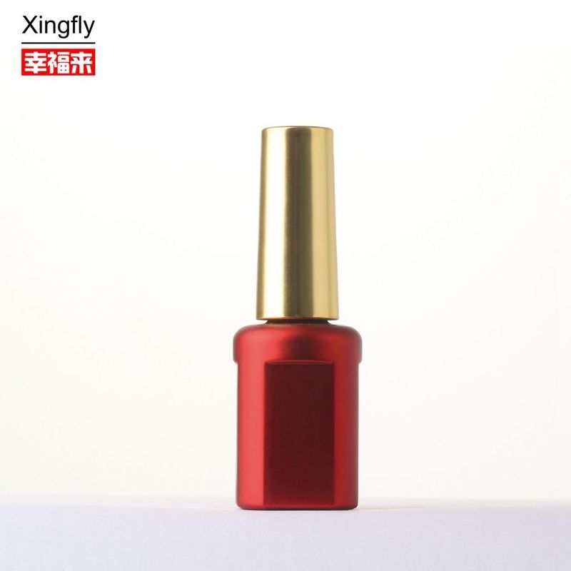 Botellas de vidrio de esmalte de uñas de gel Vintage botellas de esmalte de uñas impresas a medida