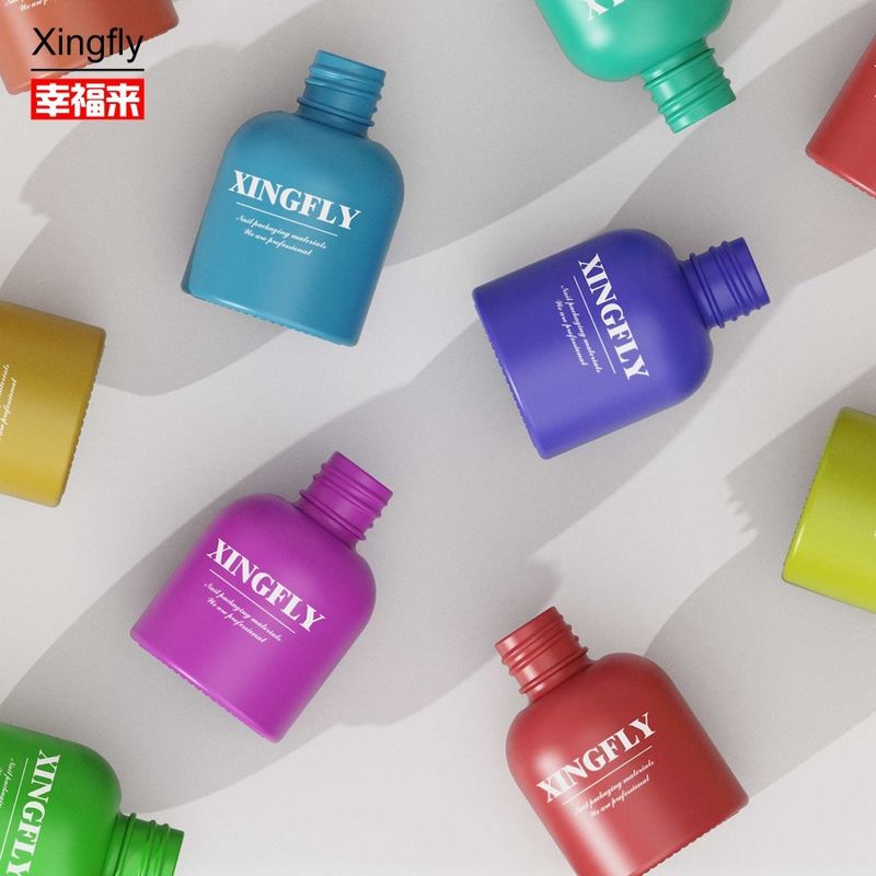 Gel UV de 14 ml de esmalte de uñas botella de gel esmalte de uñas vidrio vacío botellas de esmalte de uñas impresas a medida