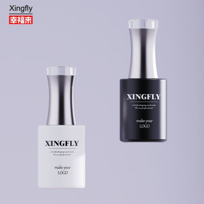 15 ml botella de esmalte para uñas botella redonda de esmalte para uñas Gel UV vacío Embalaje cosmético Botella de esmalte