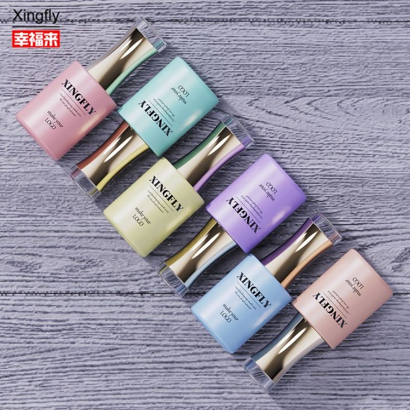 15 ml botella de esmalte para uñas botella redonda de esmalte para uñas Gel UV vacío Embalaje cosmético Botella de esmalte