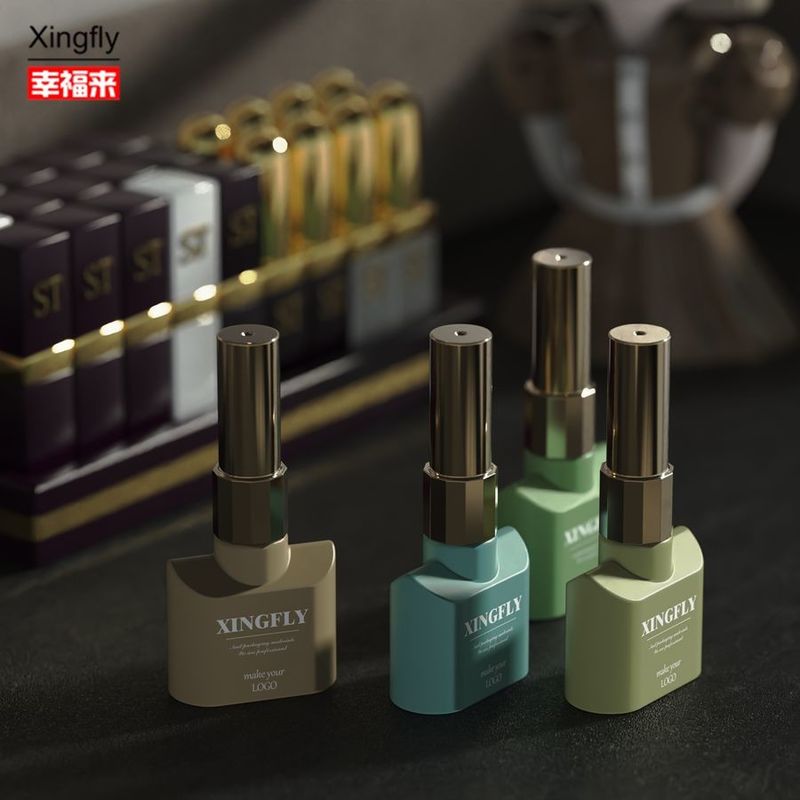 Botella de esmalte de uñas de 12 ml Botella de esmalte de uñas UV Gel de esmalte de vidrio con cepillo de tapa