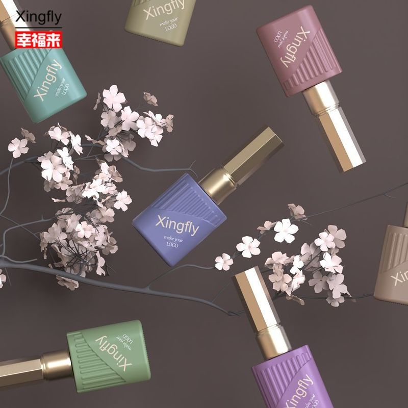 Botella de esmalte de uñas de 10 ml Contenedores de gel de esmalte de uñas vacío Botella única de esmalte de uñas
