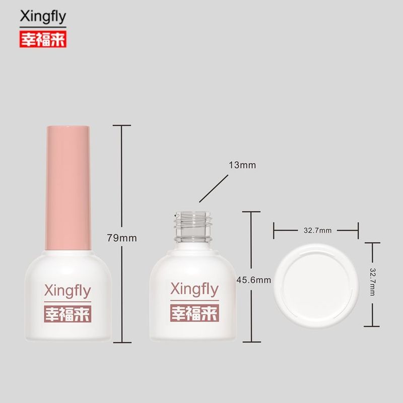 Botella de esmalte para uñas de 10 ml Gel vintage vacío Botellas de vidrio de esmalte