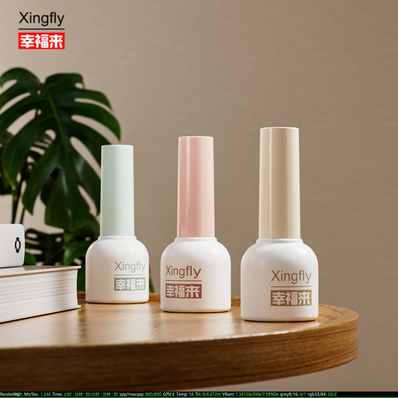 Botella de esmalte para uñas de 10 ml Gel vintage vacío Botellas de vidrio de esmalte