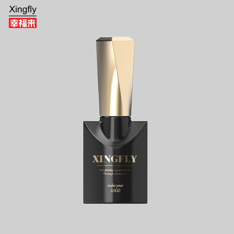 Botella de esmalte de uñas de 10 ml Custom Gel vacío botellas de vidrio de esmalte de uñas con tapa de cepillo