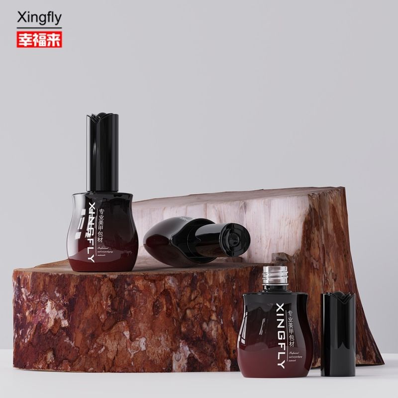 12 ml botella de esmalte de uñas Gel botella de esmalte de uñas UV Gel recipientes cosméticos vacíos Gel botella de esmalte