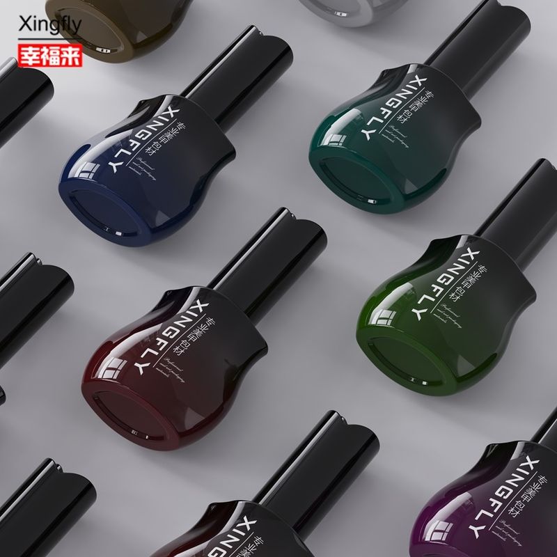 12 ml botella de esmalte de uñas Gel botella de esmalte de uñas UV Gel recipientes cosméticos vacíos Gel botella de esmalte