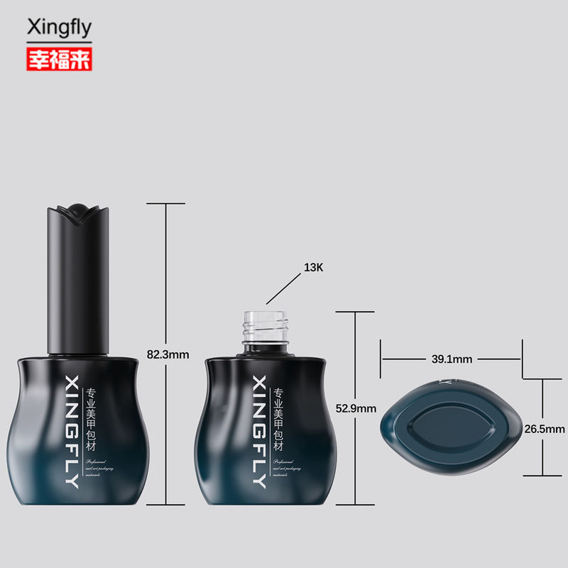 12 ml botella de esmalte de uñas Gel botella de esmalte de uñas UV Gel recipientes cosméticos vacíos Gel botella de esmalte