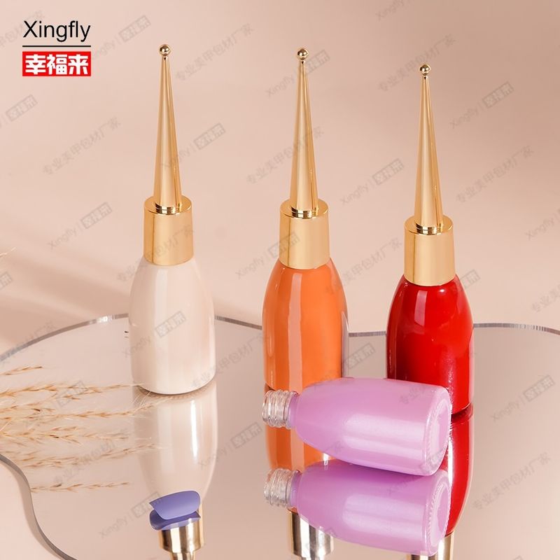 Botella de esmalte de uñas de 12 ml La botella de gel esmalte de uñas botellas de esmalte de gel vacío con cepillo