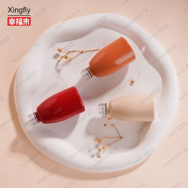 Botella de esmalte de uñas de 12 ml La botella de gel esmalte de uñas botellas de esmalte de gel vacío con cepillo
