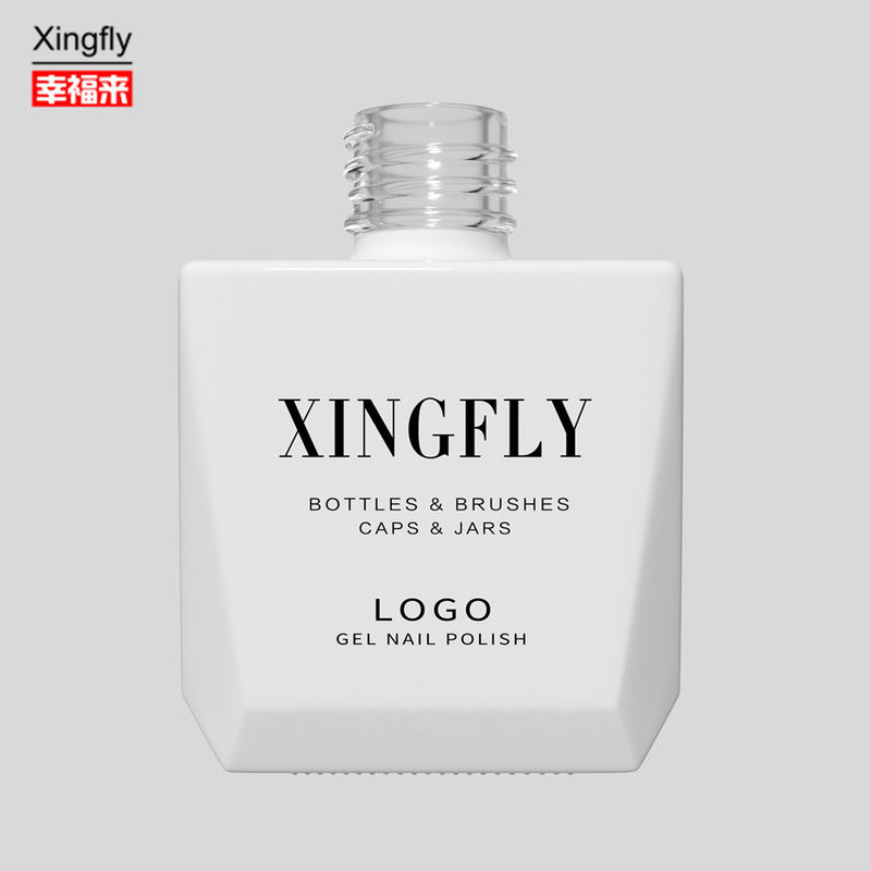 Botella de esmalte de uñas de 12 ml LOGO personalizado botellas vacías de esmalte de uñas con tapa de cepillo