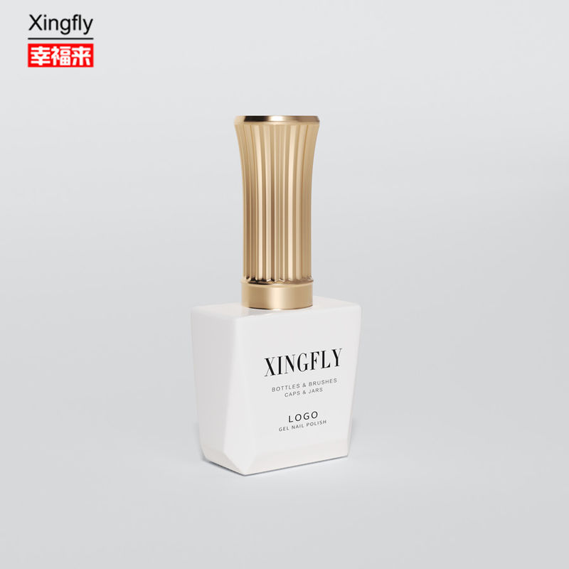 Botella de esmalte de uñas de 12 ml LOGO personalizado botellas vacías de esmalte de uñas con tapa de cepillo
