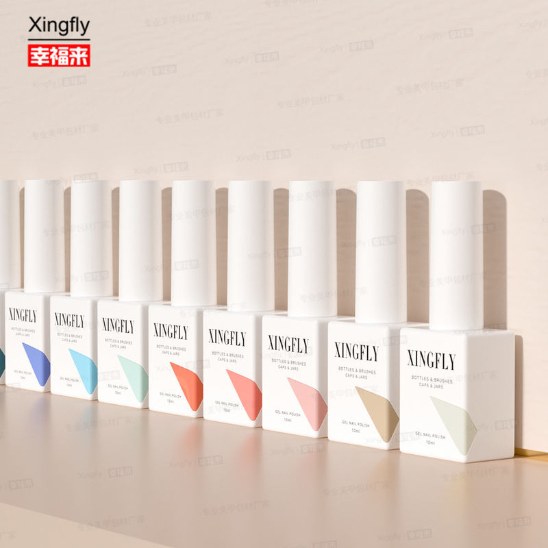 Accesorios opcionales de 12 ml Cuadrado Nuevo para gatos Gel UV para uñas Botella vacía