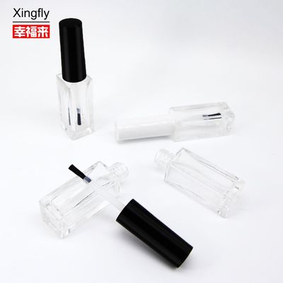 Botella de vidrio de 8 ml de gel pulido personalizado de vidrio pintado / recubierto de colores