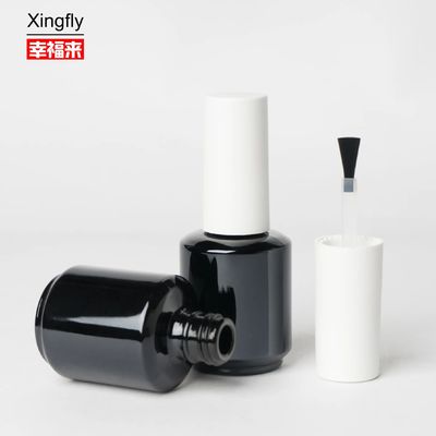 Botella de esmalte de uñas de 15 ml personalizada Botellas de esmalte de gel UV vacío