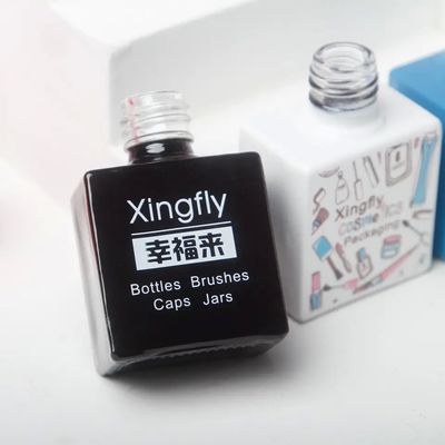 Buen precio Botellas de esmalte de uñas vacías de 5 ml con cepillo para uso cosmético industrial en línea