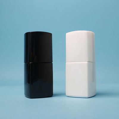 Botellas pequeñas y vacías de esmalte para uñas ecológicas de 7 ml de base de vidrio