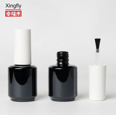 Capo de tornillo 8 ml botella de esmalte de uñas botellas de esmalte de gel vacío pincel preciso