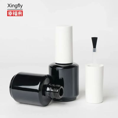 Buen precio Impresión de seda Botellas de cristal vacío de esmalte para uñas 10 ml Superficies con recubrimiento por aerosol en línea