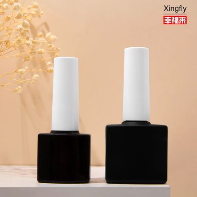 Vidrio cuadrado vacío UV Gel Botellas de polvo de calidad profesional
