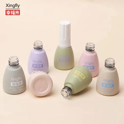 Envases de vidrio vacío de gel UV para lavar botellas seguros y a prueba de fugas