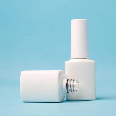 Materiales de vidrio Gel botella cuadrada de pintura cosmética con recubrimiento por aerosol