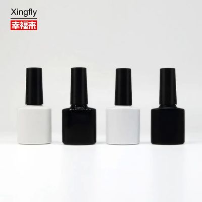 Estampado en caliente botella redonda de esmalte de uñas con logotipo personalizado