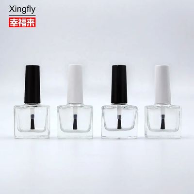 Vidrio de ámbar vacío para esmalte de uñas Contenedor profesional Superficie lisa