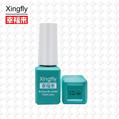 Buen precio Botella compacta de esmalte para uñas de 6 ml con collar de vidrio y tapa de tornillo en línea