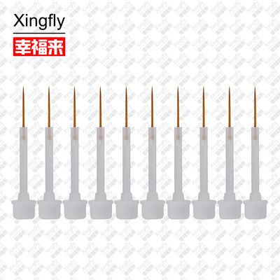Xingfly Nail Art Polish Pinceleta delgada Pelo de nylon Material del mango de plástico