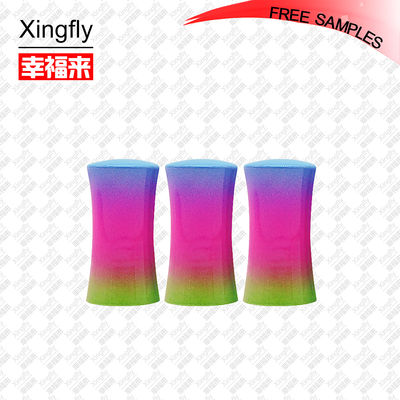 Buen precio Xingfly Polvo de uñas Cap estampado en caliente Logotipo Material plástico en línea
