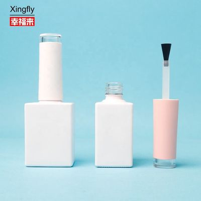 15 ml de esmalte de uñas Xingfly Botellas de vidrio vacías con cepillo y tapa de plástico