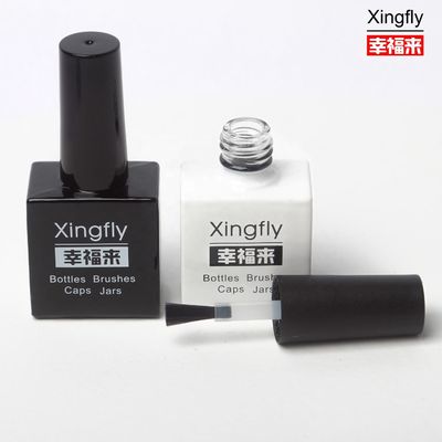 15 ml de capacidad botellas de esmalte de uñas vacías Impresión de logotipo redondo para nail art