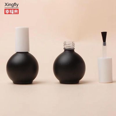 Superficie lisa 5 ml botella de esmalte para uñas Material de base de vidrio multicolor