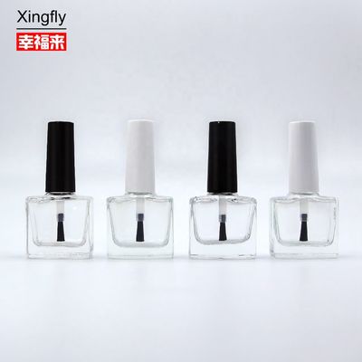 Botella de esmalte de uñas de 13 ml Botella de esmalte de gel UV vacío y transparente personalizada