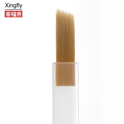 Escobilla de pintura de uñas Escobilla de reemplazo de arte de uñas con cabello de fibra de nylon duradero y flexible