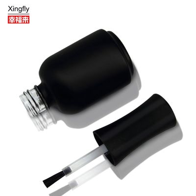 Logotipo de personalización Botellas de esmalte de uñas de gel Botella de esmalte de gel con tapa y cepillo